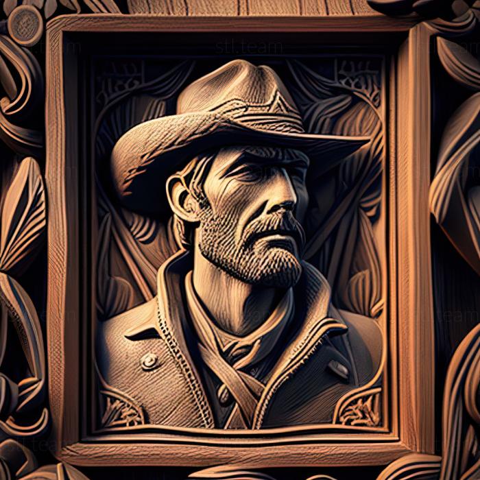 3D модель Святой Артур Морган Red Dead Redemption 2 (STL)